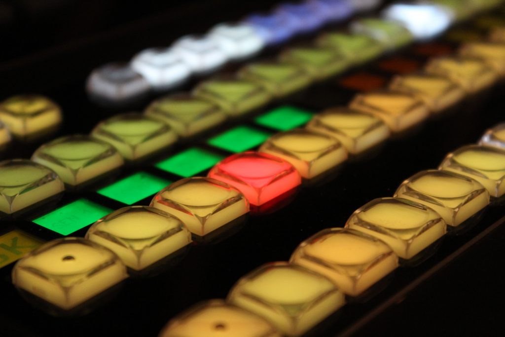 Buttons for production recordings